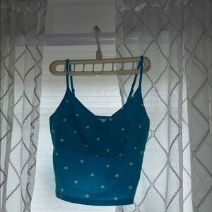 SO Blue Embellished Sleeveless Camisole